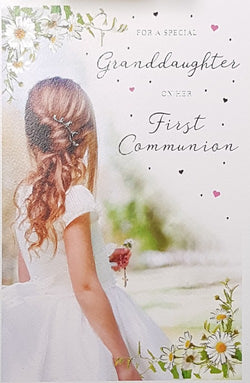 Granddaughter Communion Card