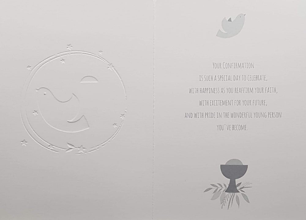 Confirmation Card - Girl / And Behold, I'm With You Always (Mathew 28 : 20)