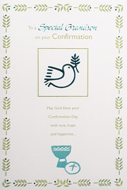 Confirmation Card - Grandson