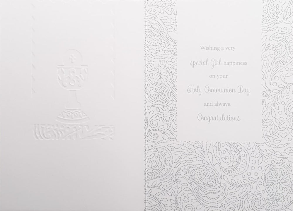 Communion Card - Girl