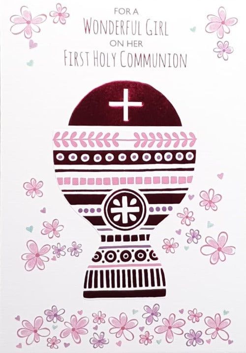 Communion Card - Wonderful Girl