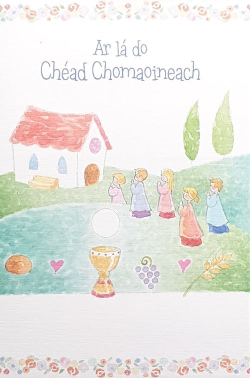 Communion Card - Ar Lá Do Chéad Chomaoineach