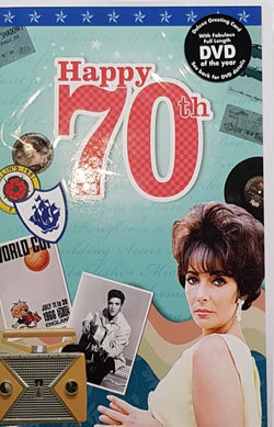 Happy 70th Birthday Card