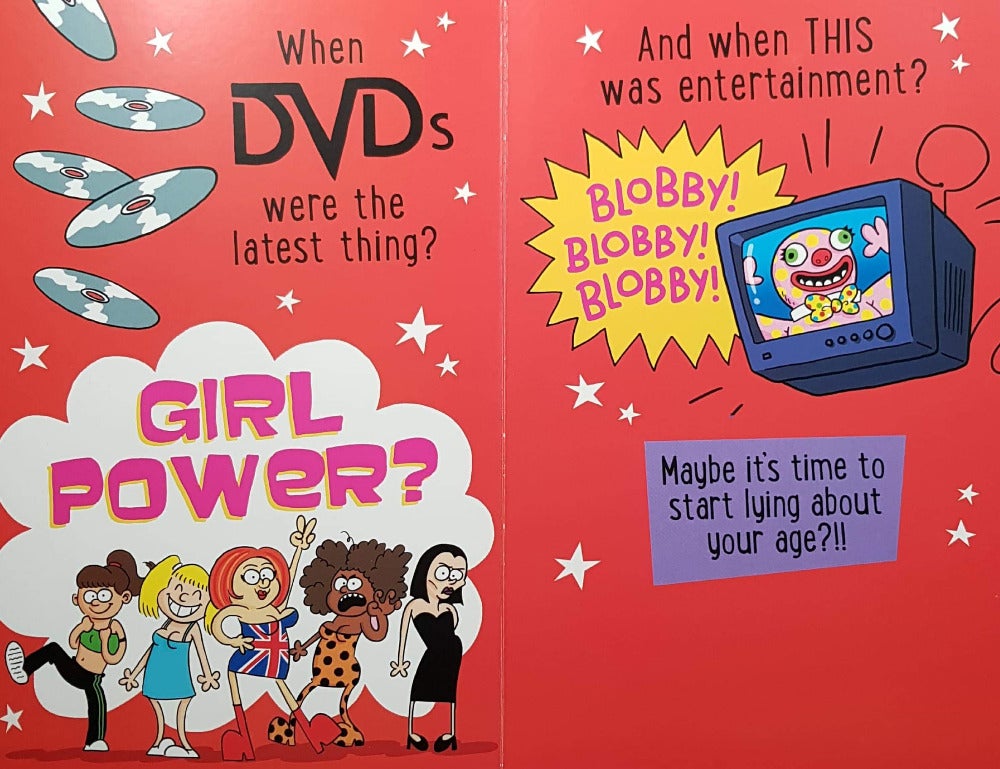 Age 40 Birthday Card - Humour / Do You Remember