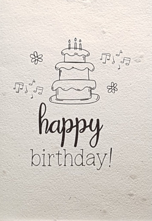 General Birthday Card Recyclable and Eco Friendly