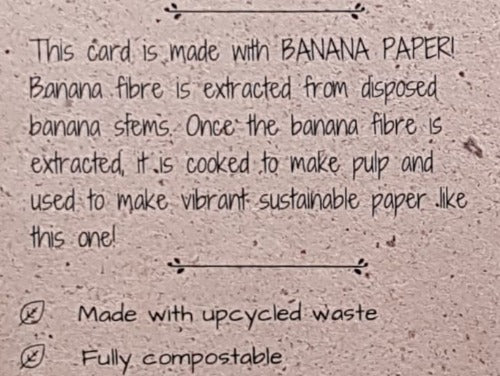 Good Luck Card Recyclable and Eco Friendly