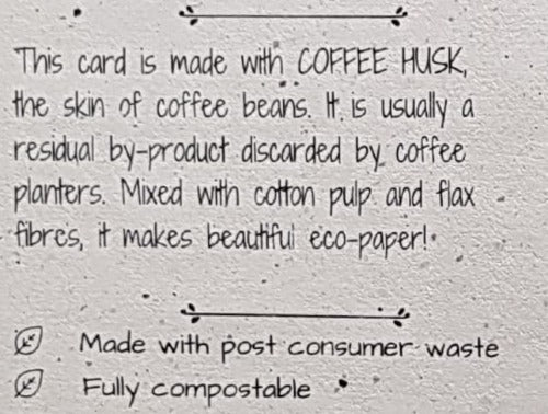 General Birthday Card Recyclable and Eco-Friendly