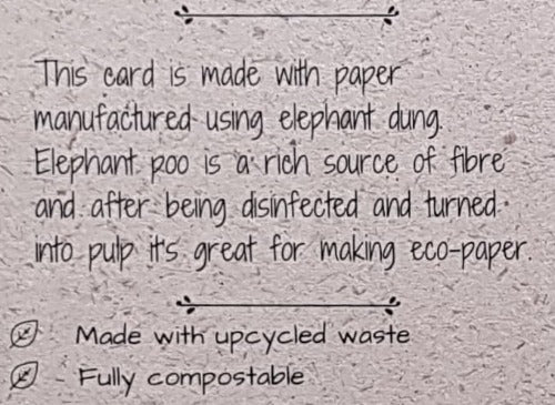 General Easter Card Recyclable and Eco Friendly