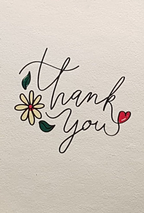 Thank You Card Recyclable and Eco-Friendly