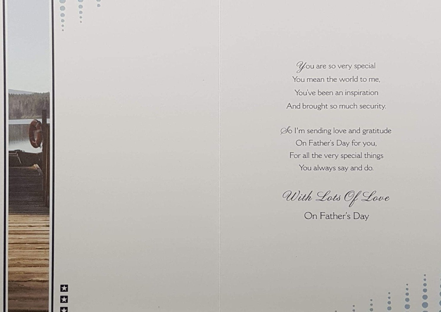 Fathers Day Card - General / Have A Great Day & Dock With Ships