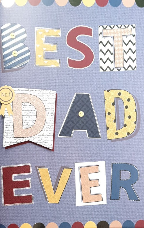 Fathers Day Card - Best Dad Ever