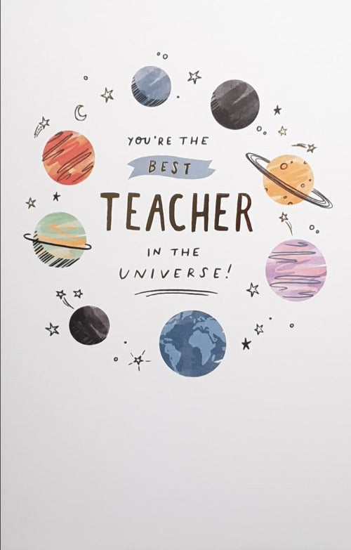 Teacher Graduation Card - Best Teacher