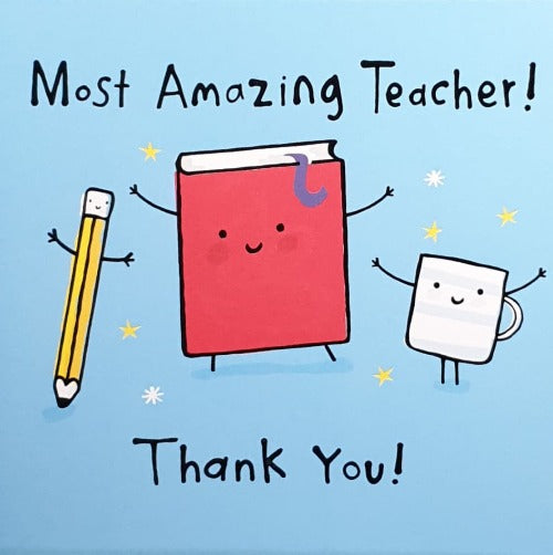 Teacher Graduation Card - Thank You 