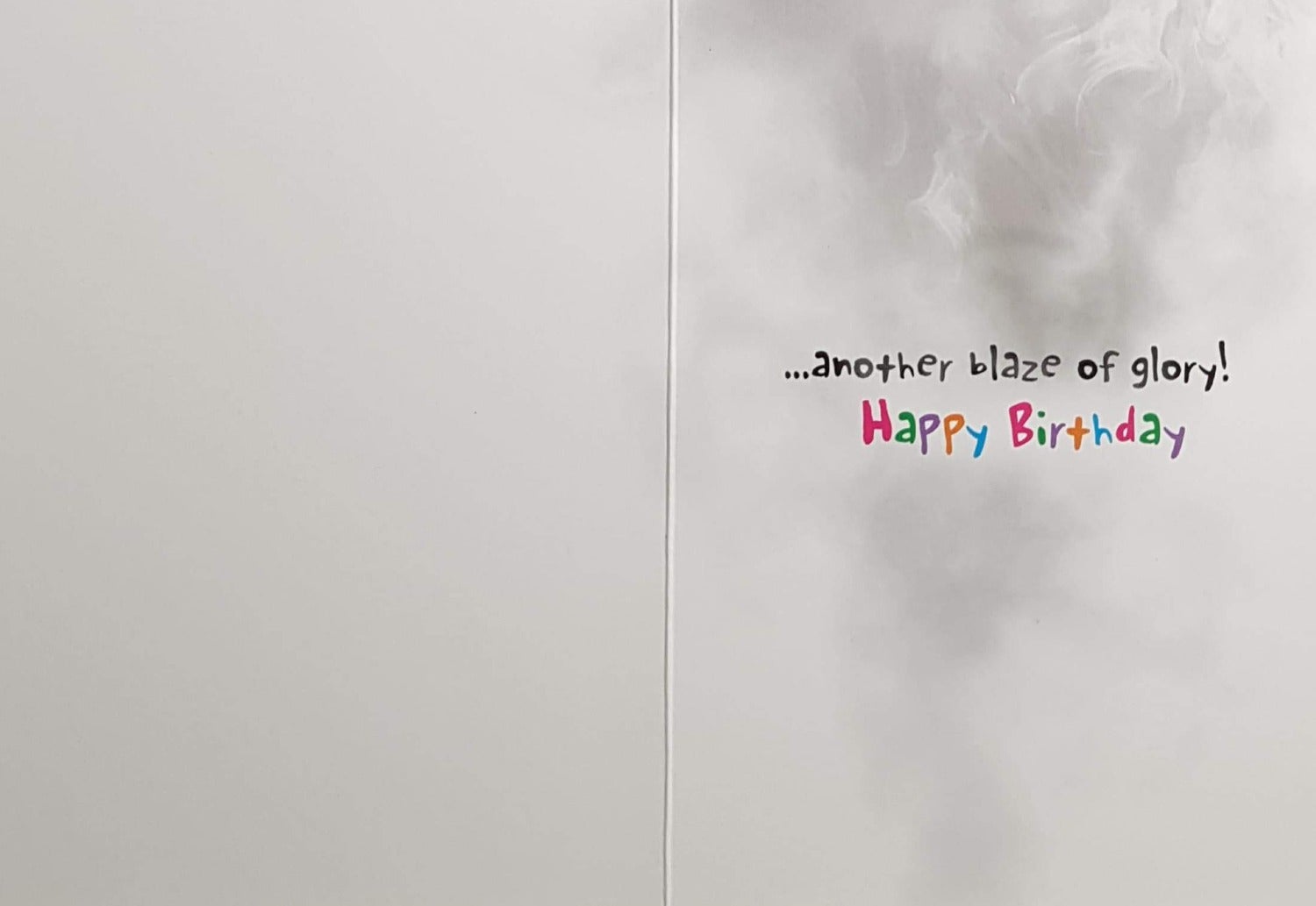 Birthday Card - Humour / Red Cat Above The Birthday Cup