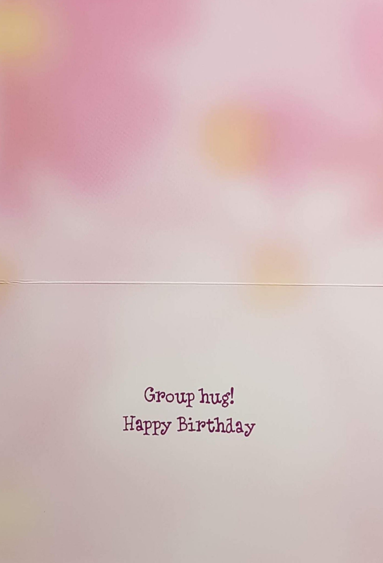 Birthday Card - Humour / Group Hug