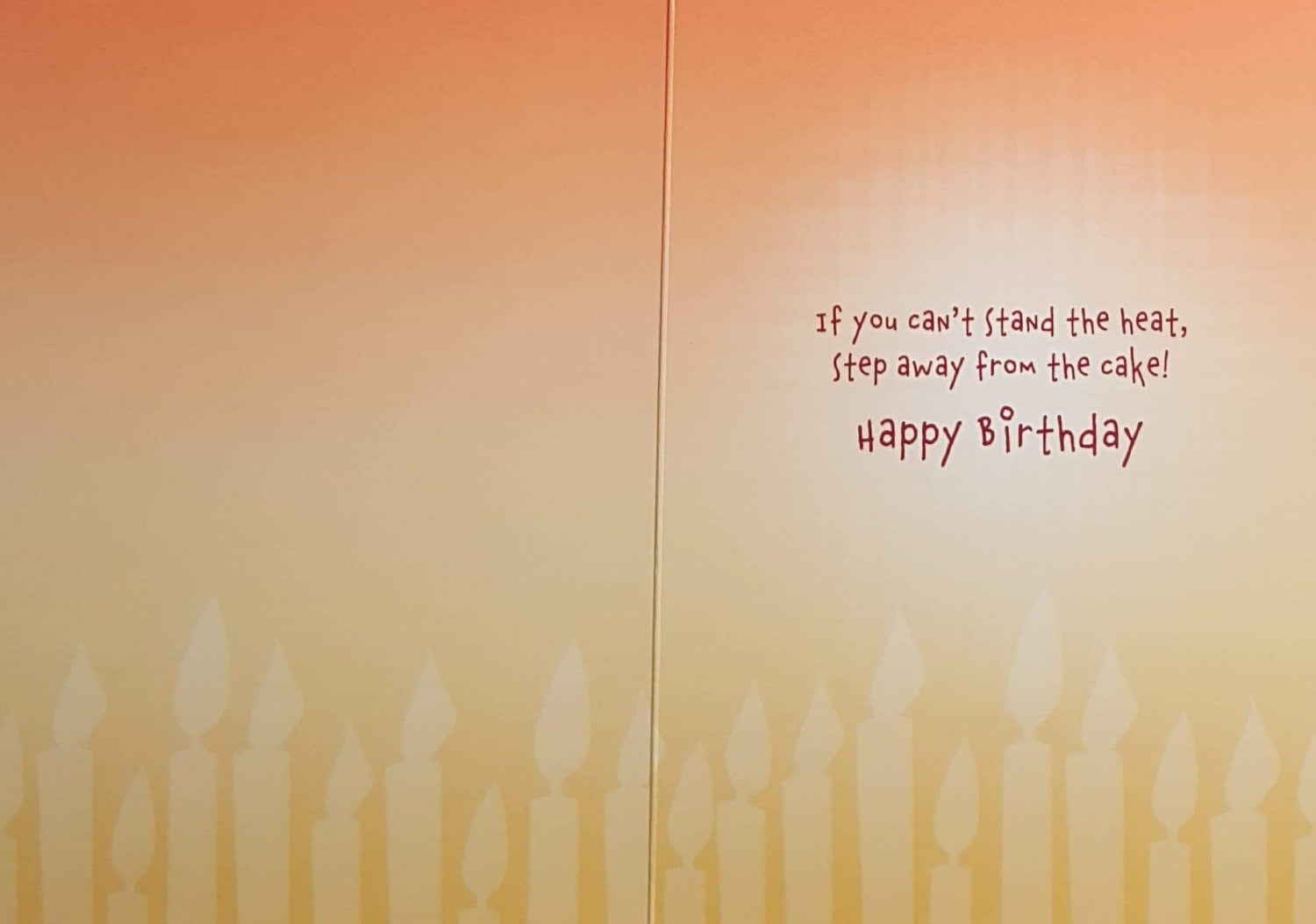 Birthday Card - Humour / Cat Face