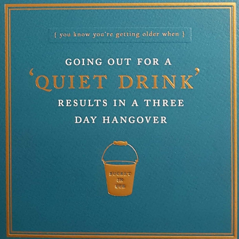 Birthday Card - Humour / Going Out For A Drink