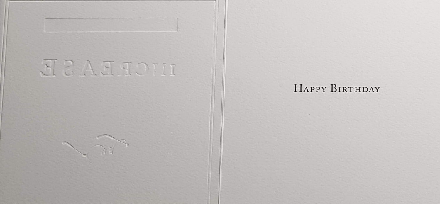 Birthday Card - Humour / The Font Size