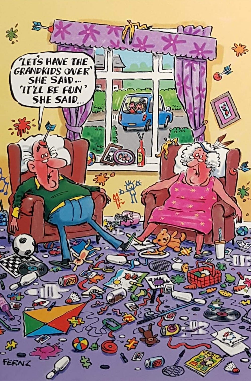 Birthday Card - Humour / She Said