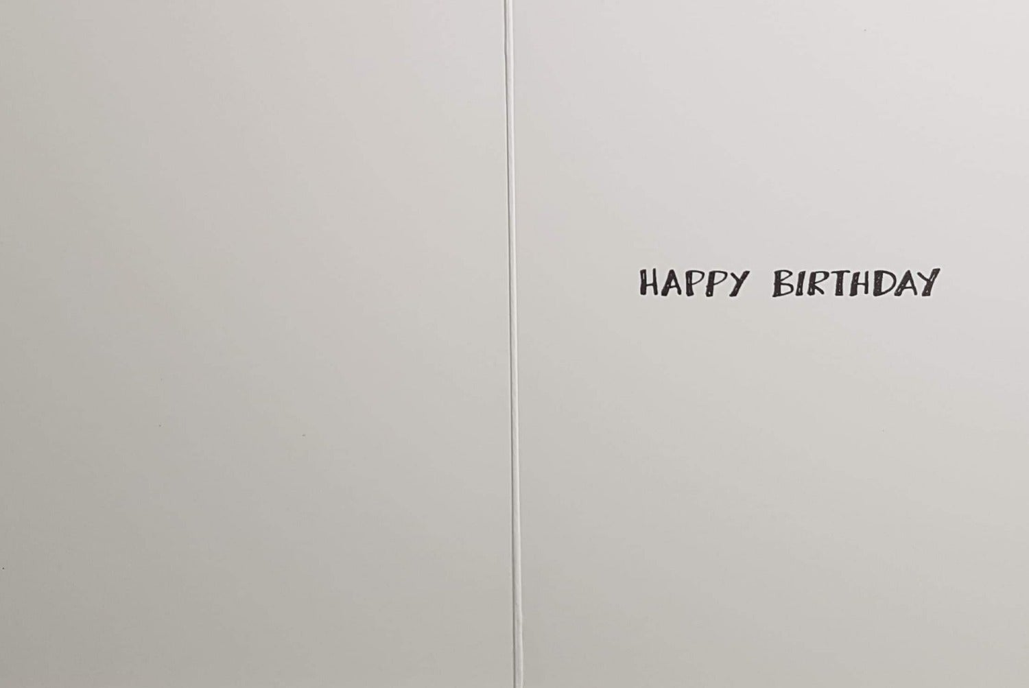 Birthday Card - Humour / She Said