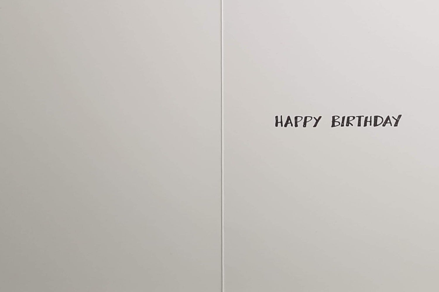 Birthday Card - Humour / Big Streak