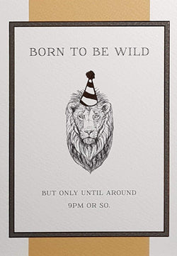 Birthday Card - Humour / Born To Be Wild