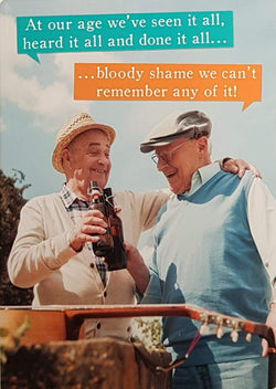 Birthday Card - Humour / At Our Age