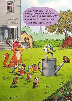 Birthday Card - Humour / Meeting In The Garden