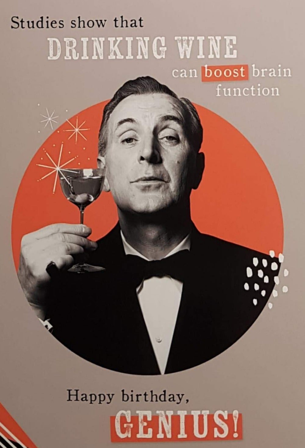 Birthday Card - Humour / Happy Birthday Genius!