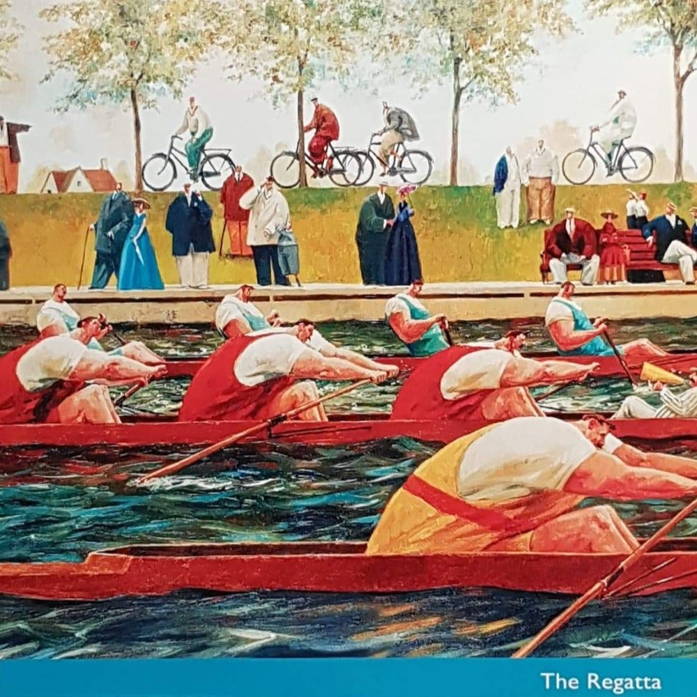 Blank Card - Men in Rowing Competition
