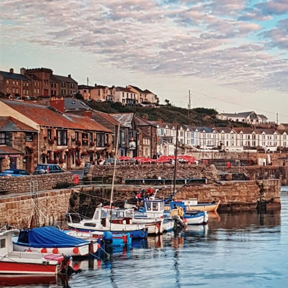 Blank Card - Row of Sailboats