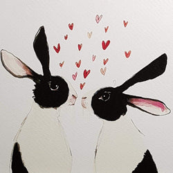 Blank Card - Animal / Honey Bunnies