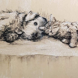 Blank Card - Animal / Best Friends