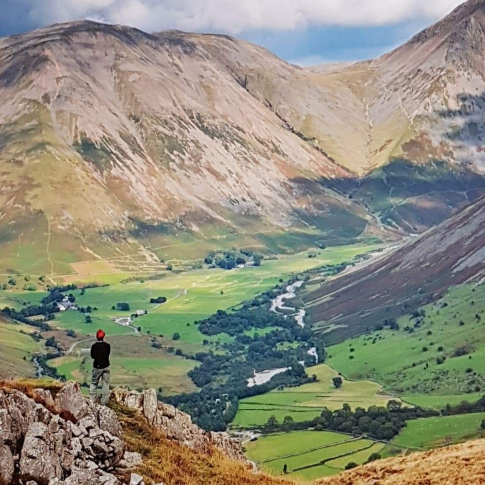 Blank Card - Scene / Man Standing On The Hill