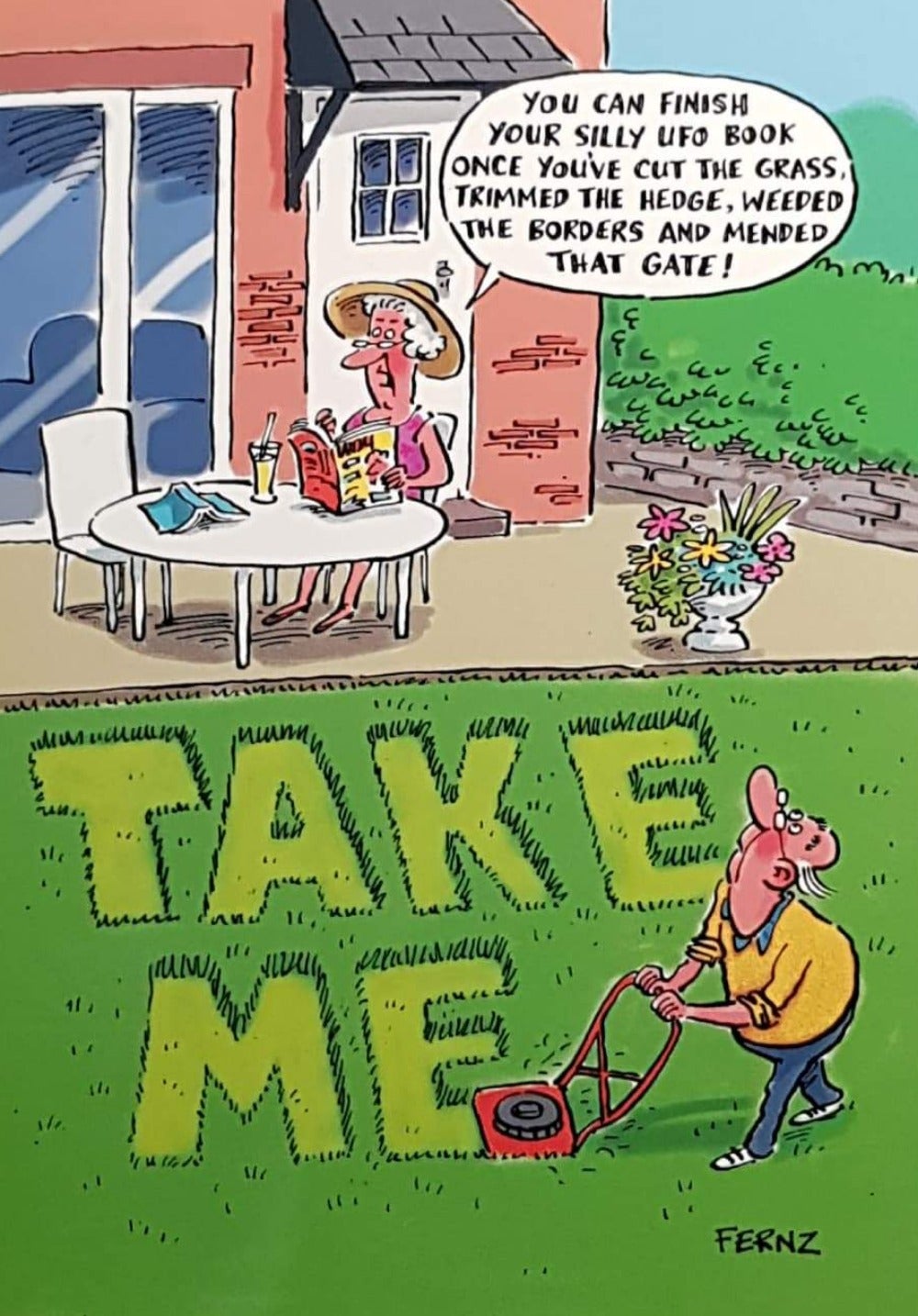 Birthday Card - Humour / Take Me