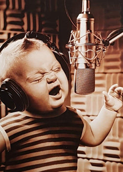 Birthday Card - Humour / Singing Toddler