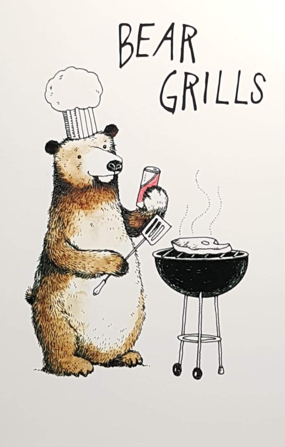 Birthday Card - Humour / Bear Grills
