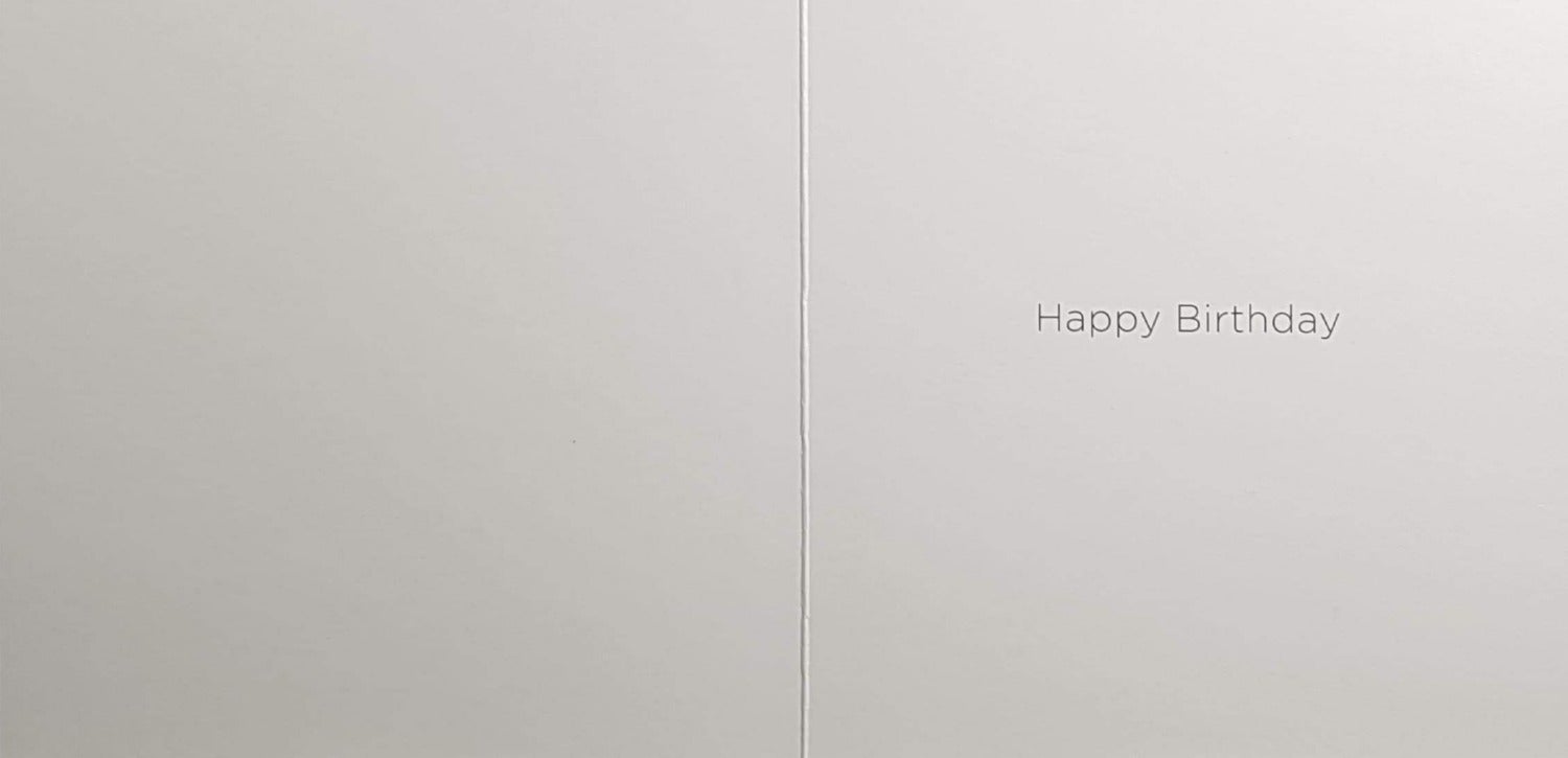 Birthday Card - Colourful Flowers in Vase