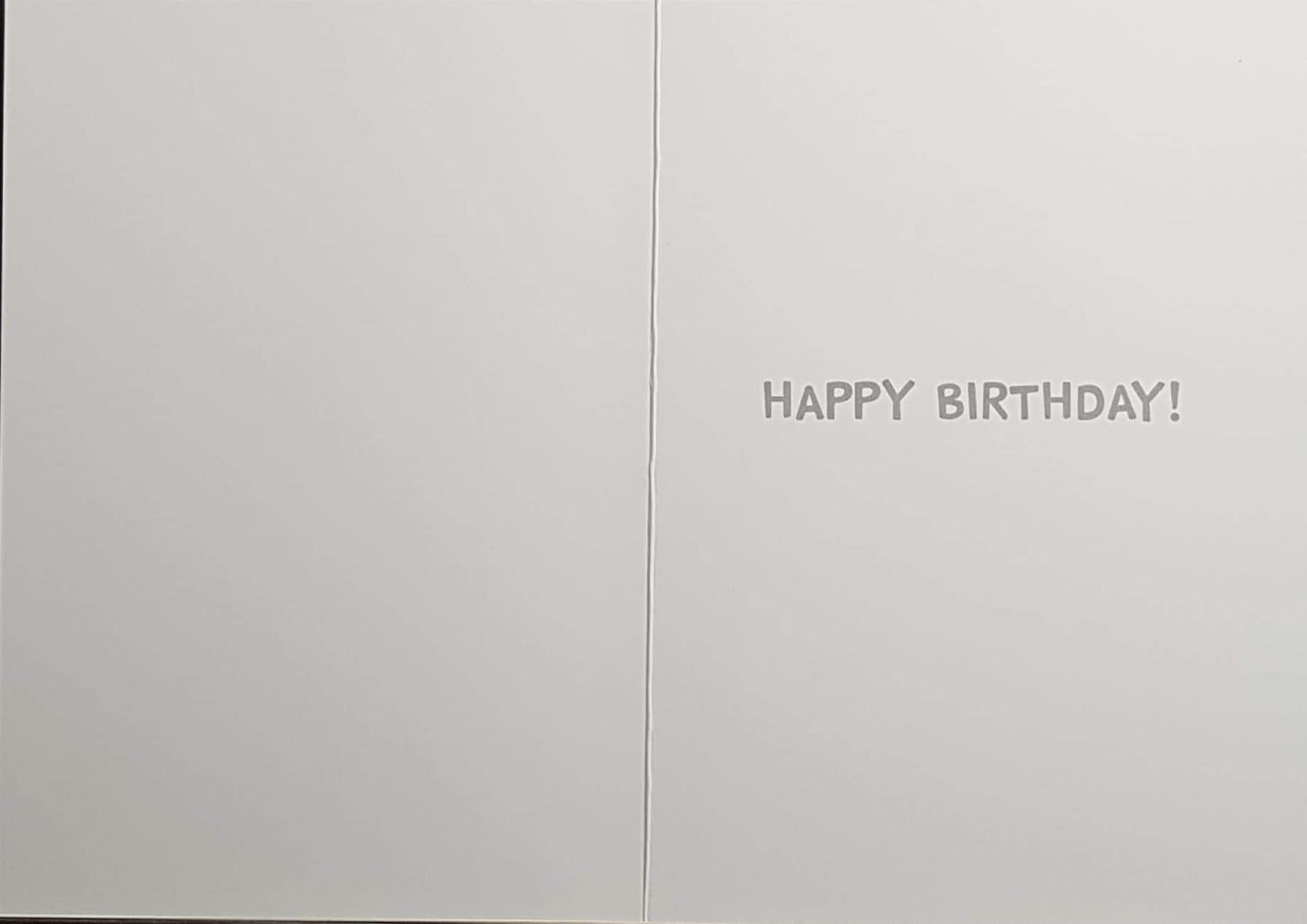 Birthday Card - Humour / Man Walking with Record Player