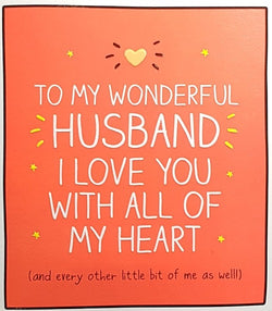 Husband Valentines Day Card