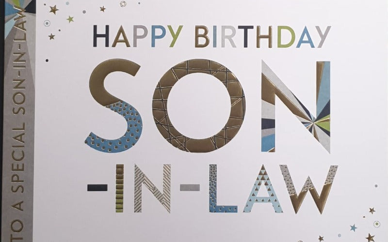 Birthday Card - Son-in-Law