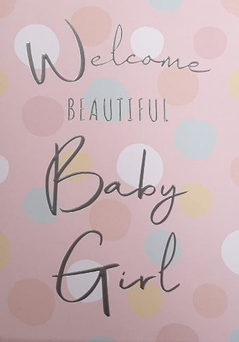 New Baby Card - Girl
