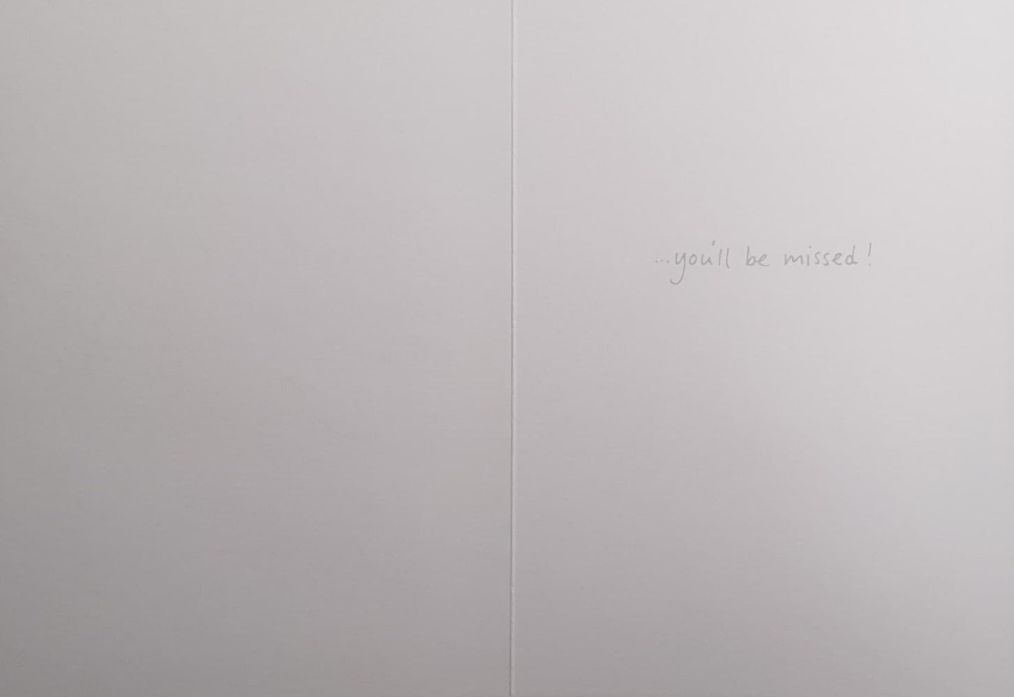 Leaving Card - Sorry You're Leaving