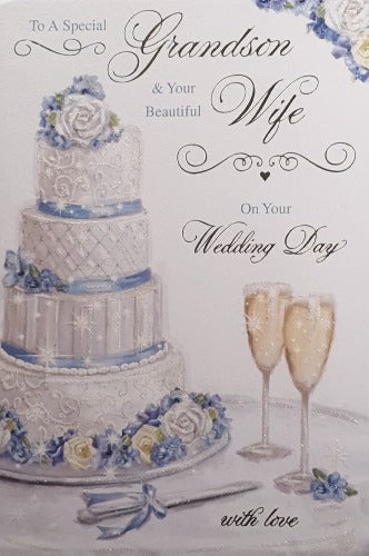 Wedding Card - Grandson & Your Wife