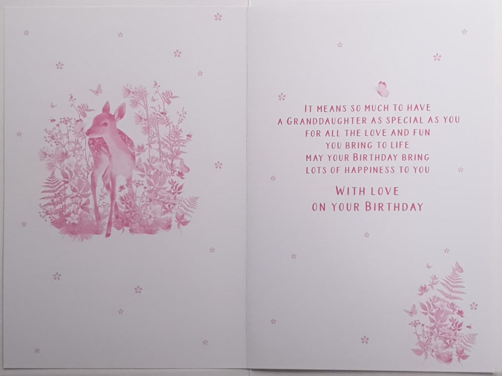 Granddaughter Birthday Card