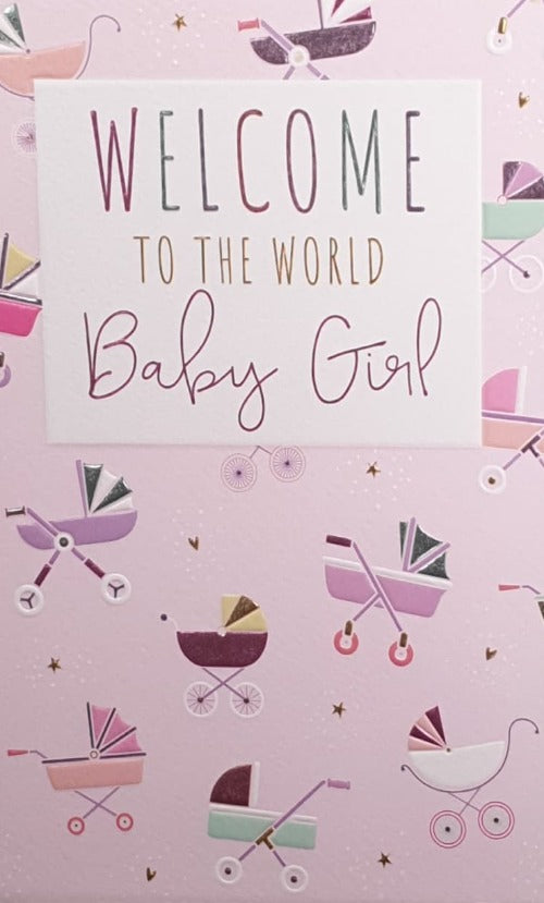 Girl New Baby Card