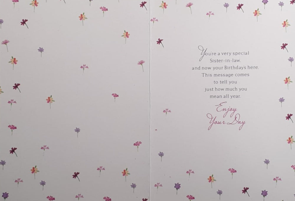 Sister In Law Birthday Card