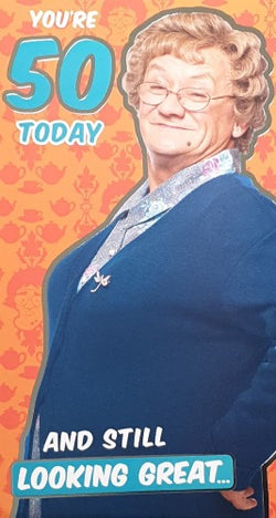 Age 50 Birthday Card - Humour