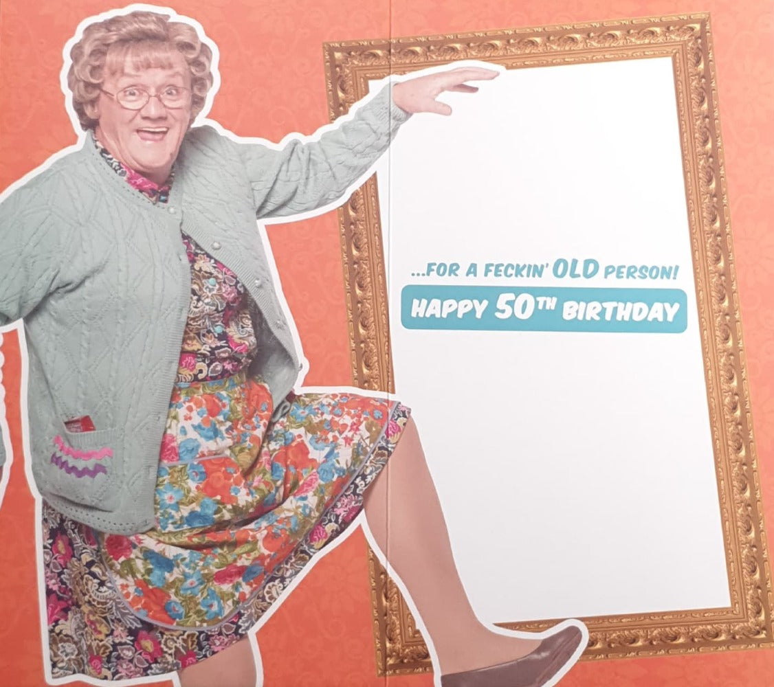Age 50 Birthday Card - Humour