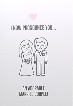 Wedding Card Humour Recyclable and Eco Friendly Card